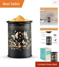 Metal Wax Warmer,Wax melt Warmer,Candle Wax Burner, Electirc Wax Melt Warmer ...