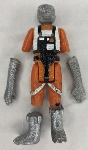 Vintage Star Wars Customized Kit Bashed Figure Bossk Rebel Pilot
