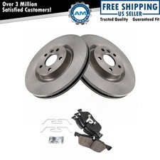 Front Ceramic Brake Pads & Rotors Kit Fits 15-19 E-Pace Discovery Sport Evoque