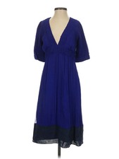 Vera Wang Women Blue Casual Dress 2