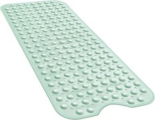 Bath and Shower Safety Mats 40x16 inch, Non Slip with Suction Cups for Bathroom