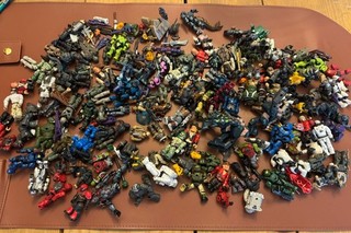 Mega Bloks Minifigures Lotto Misto Halo COD WOW Pirati Pezzi Ricambi Accessori