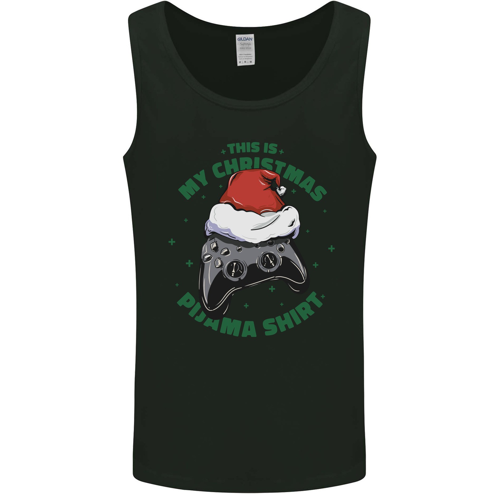 Pijama De Gamer De Navidad Con Control De Videojuego Chaleco Para Hombre