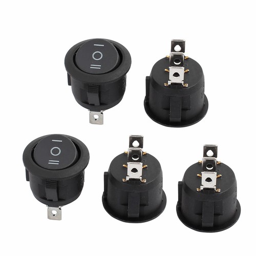 Interruttore A Bilanciere UlisemMetal 4PDT ON/OFF/ ON  Momentaneo Laterale 3 Posizioni 15a 250vac 10a 380vac Ce 88849501