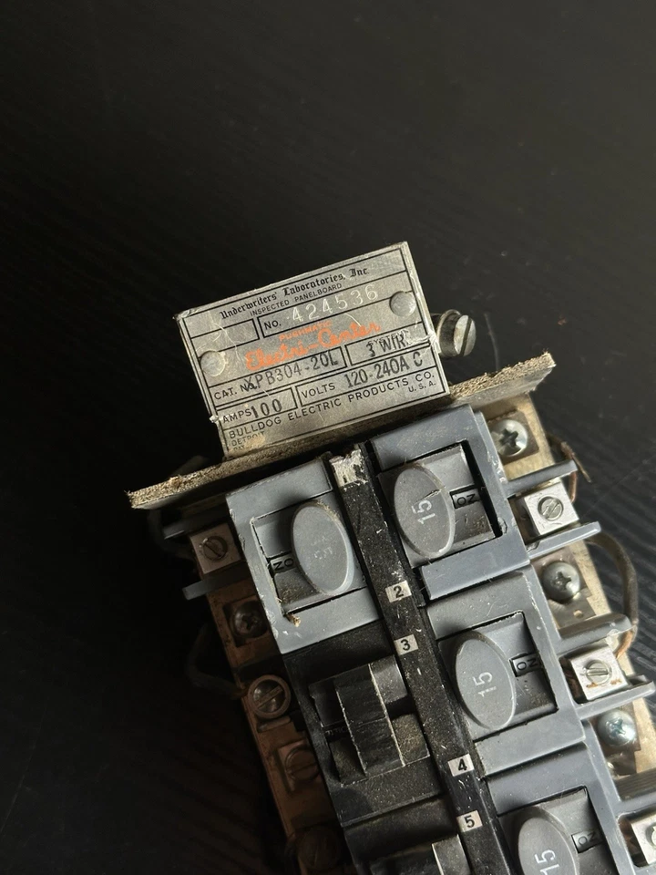 保险商实验室 Electri Center Pushmatic 3 线系统 100 安培... — 第 2/4 张图片