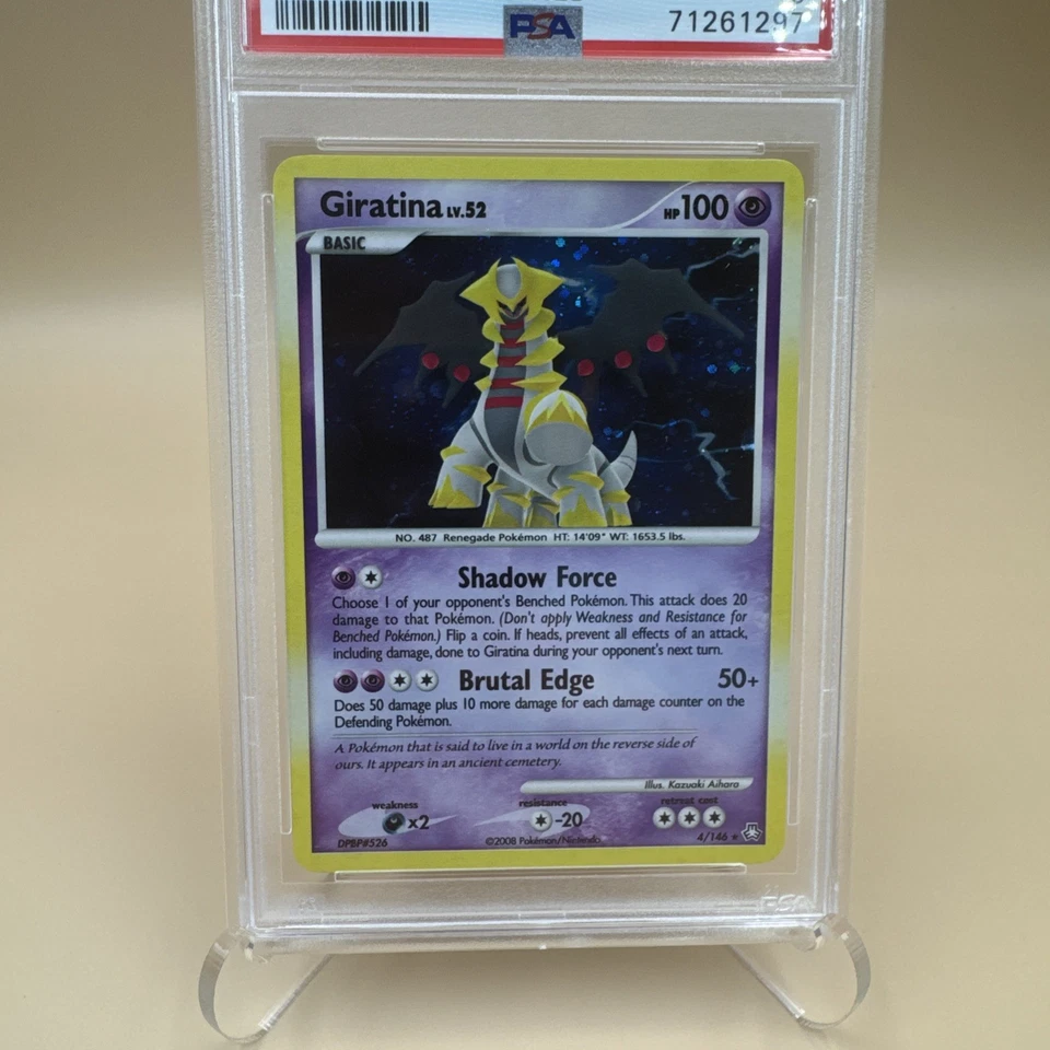 2008 Pokemon Giratina Holo Legends Awakened Rare #4/146 D&P PSA 9 - Image 3 of 4