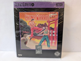 NICE! China Warrior (TurboGrafx-16, 1989) CIB w/Manual & Box Tested!