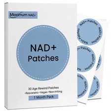 NAD Patches for Women  Men with Nicotinamide and Resveratrol-30 Patches, Pr...