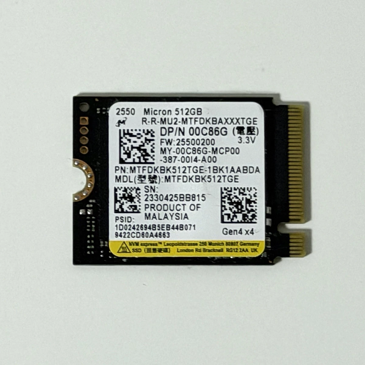 Micron M.2 Interface 512 GB Solid State Drives for sale - eBay