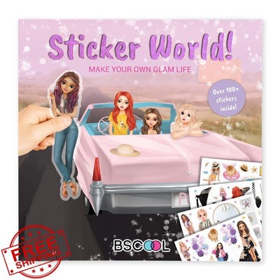 BSCOOL Sticker Activity Book Sticker World