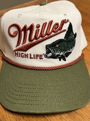 Miller High Life Bass Fish Embroidered Snapback