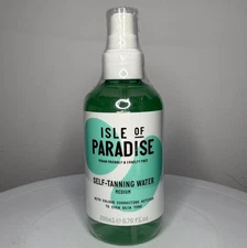 ISLE OF PARADISE - Self Tanning Water (Medium) 200ml / 6.76oz SEALED Correcting
