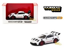 1/64 Minichamps x Tarmac Porsche 911 992 GT3 RS 2022 White LIMITED 999 PCS