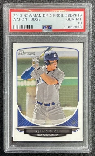 AARON JUDGE PSA 10 2013 BOWMAN DRAFT PICKS & PROSPECTS #BDPP19 YANKEES RC 9858
