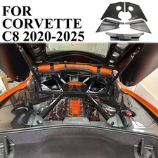 Carbon Fiber Style Engine Bay Panel Cover Frame Trim For Chevrolet Corvette C8 Carbon Fiber Style Engine Bay Panel Cover Frame Trim For Chevrolet Corvette C8