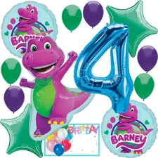 Anagram Barney Birthday Balloons Party Supplies #4 - Officially Licensed
