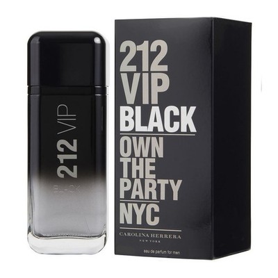 212 VIP Black by Carolina Herrera, 3.4 oz Eau De Parfum Spray for Men