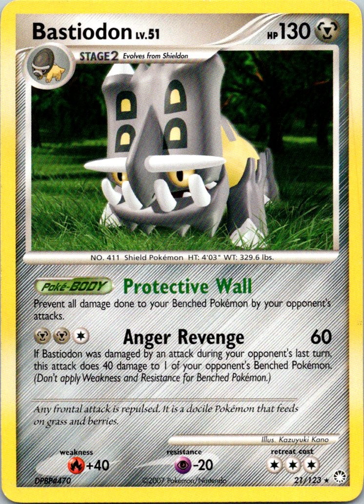 Bastiodon Rare Mysterious Treasures 21/123 MP