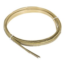 3 Roll Bamboo Strips for Weaving,0.24"x10ft Basket Weaving Supplies 0.5mm Green