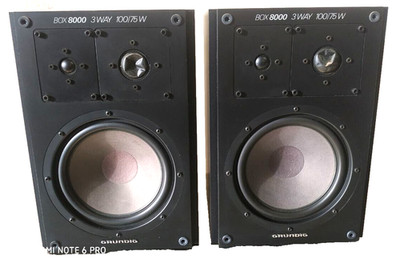 Grundig Box 8000 Lautsprecher Boxen Speakers Vintage retro old Regallautsprecher