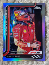 2025 Topps Chrome Formula 1 F1 #124 Carlos Sainz Ferrari Refractor