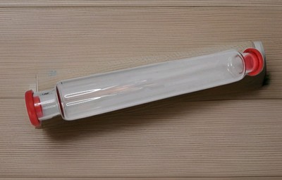 Vintage JAJ Pyrex Glas Nudelholz - Circ. 60er Jahre
