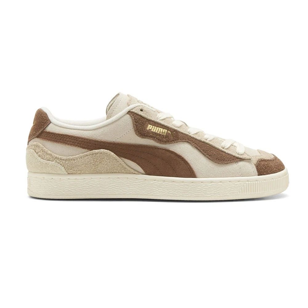 PUMA Suede Trippy Lace Up Mens Brown, White Sneakers Casual Shoes 39865602