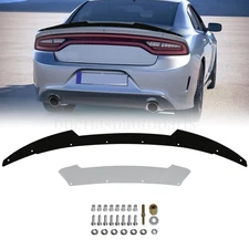 Rear Spoiler Trunk Wing Split-type ABS Black Fit For Dodge Charger SRT 2015-2023
