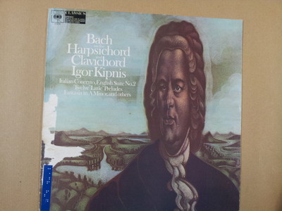 LP BACH Harpsichord + Clavichord, Igor Kipnis CBS 61214