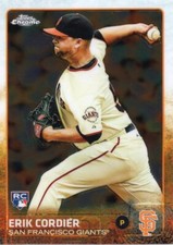  2015 Topps Chrome Rookie Erik Cordier RC