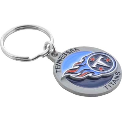 Tennessee Titans Tempered Steel Key Chain-Split Ring-Siskiyou Sports-New - Picture 2 of 3