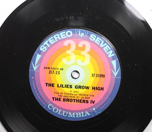 50'S & 60'S 45 The Brothers Iv - The Ballad Of Sam Hall / The Lilies Grow High O - Imagen 2 de 2