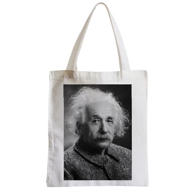 Albert Einstein Stofftasche Wissenschaftler Promi Bild Historische Figur 1