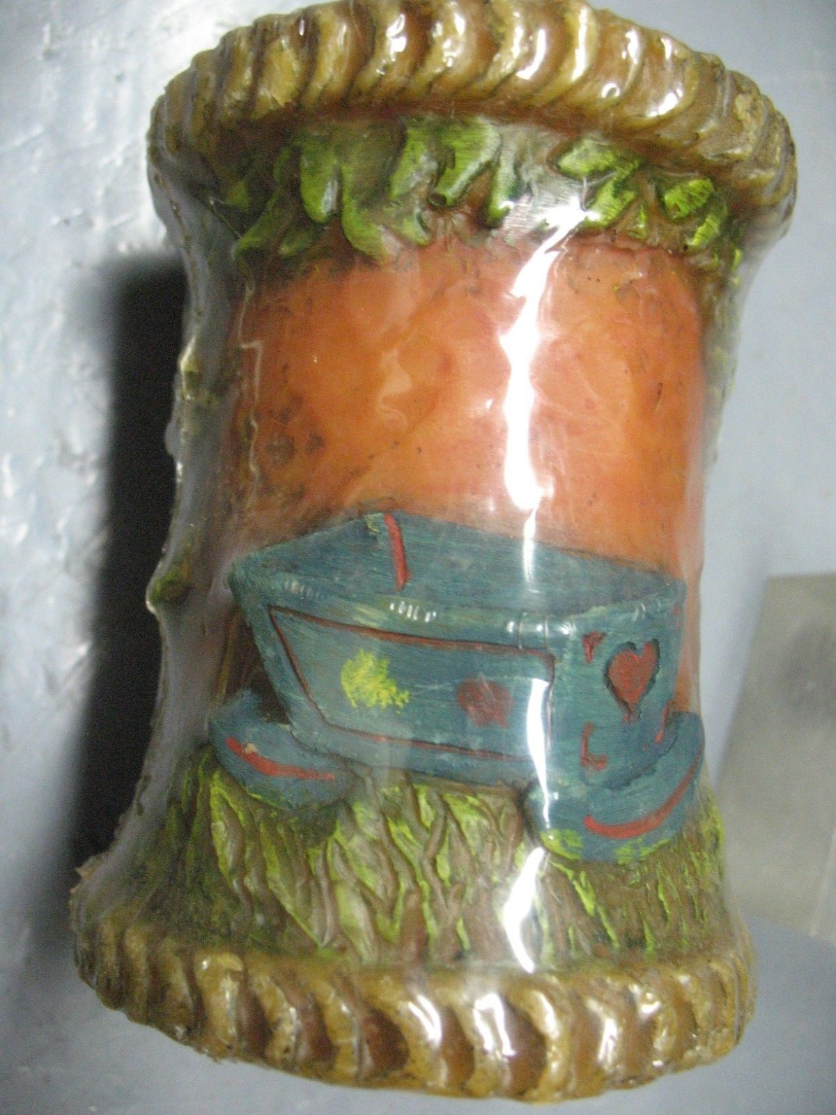 GUNTER KERZEN SCULPTURED CANDLE D 6968 WALLDURN SEALED HANDBEMALT