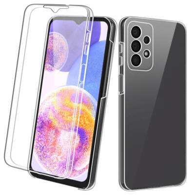 Case for Samsung Galaxy A23 Full 360 Gel Phone Cover Front and Hard