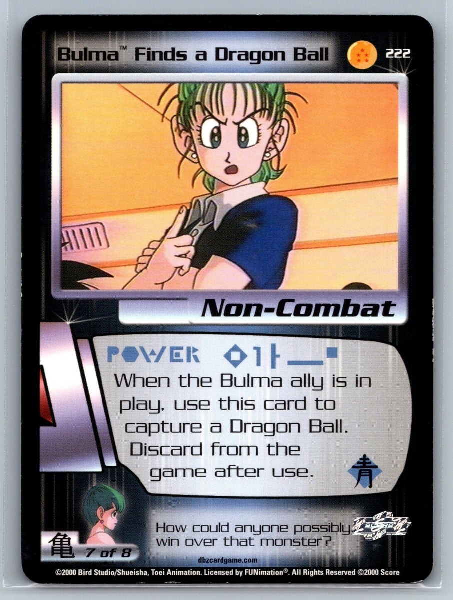 DBZ Dragon Ball Z Bulma Finds a Dragon Ball 222 Unlimited Saiyan
