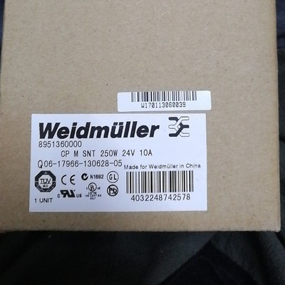 One New switching power supply For Weidmuller 8951360000 CP M SNT 250W 24V 10A