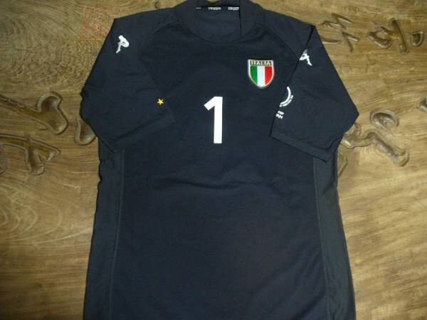 2002 ITALY #1 Buffon Player Issue World Cup Official Jersey