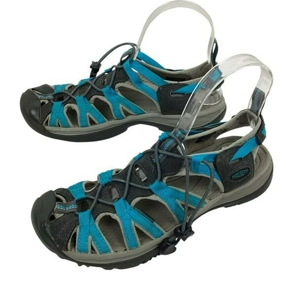 KEEN Whisper Sandalo sportivo da trekking impermeabile blu donna 7 5