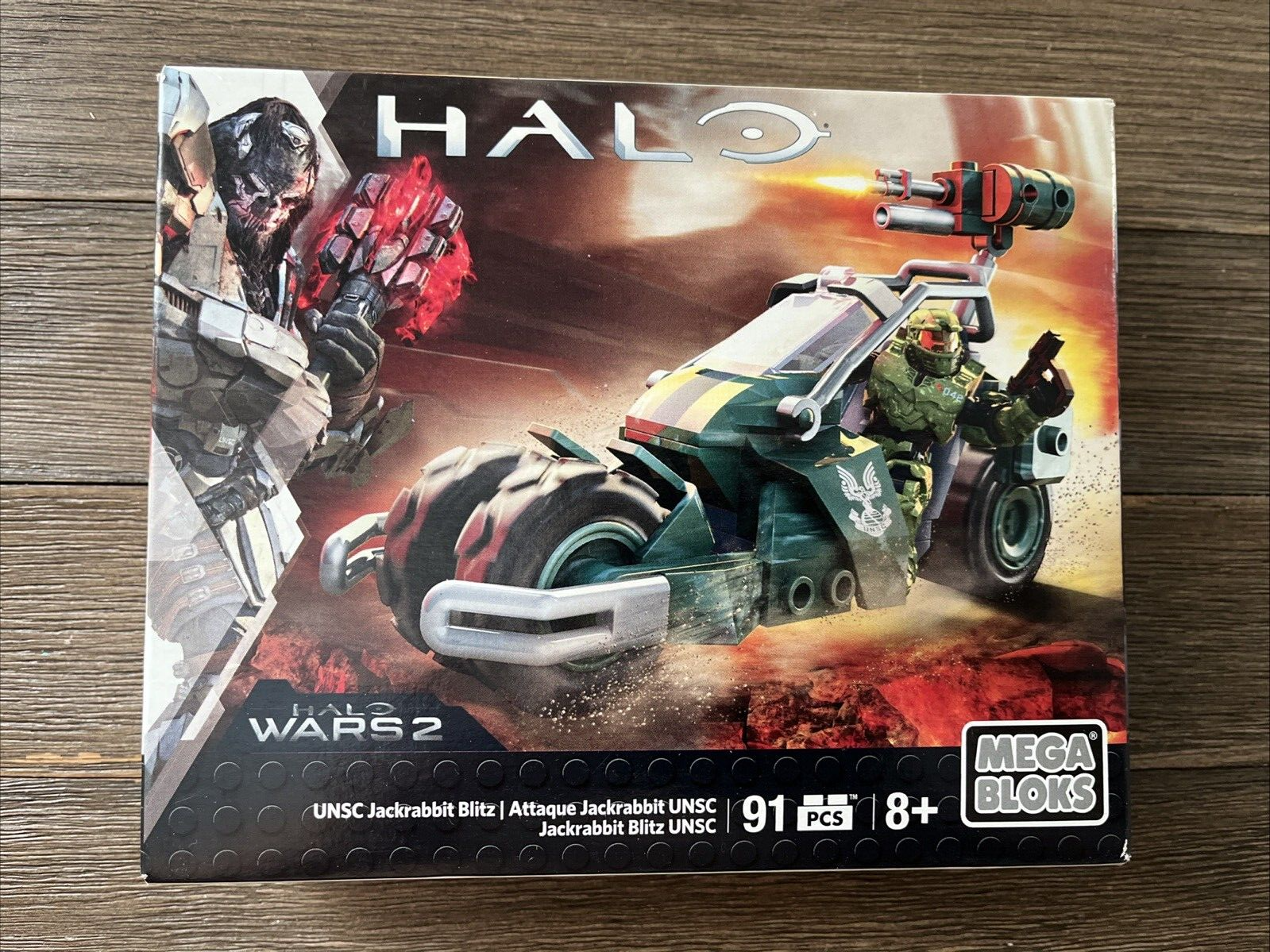 Mega Bloks Halo UNSC Jackrabbit Blitz DPJ90 - 91 Pieces 2016 New Sealed Box