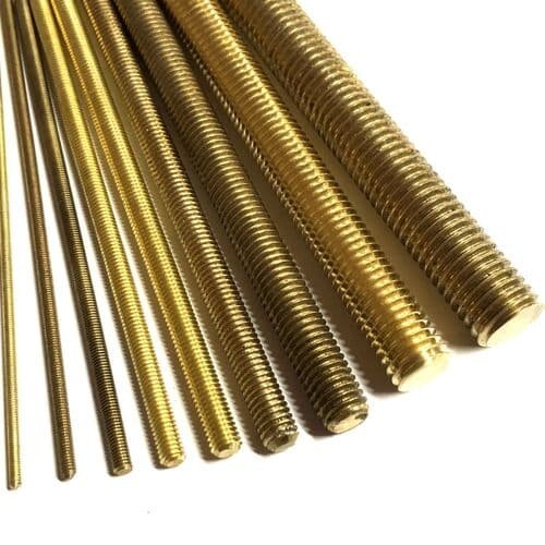 M2 Long Brass Threaded Bar - 2mm Allthread Rod Studding Stud Studs Rodding - Picture 15 of 17