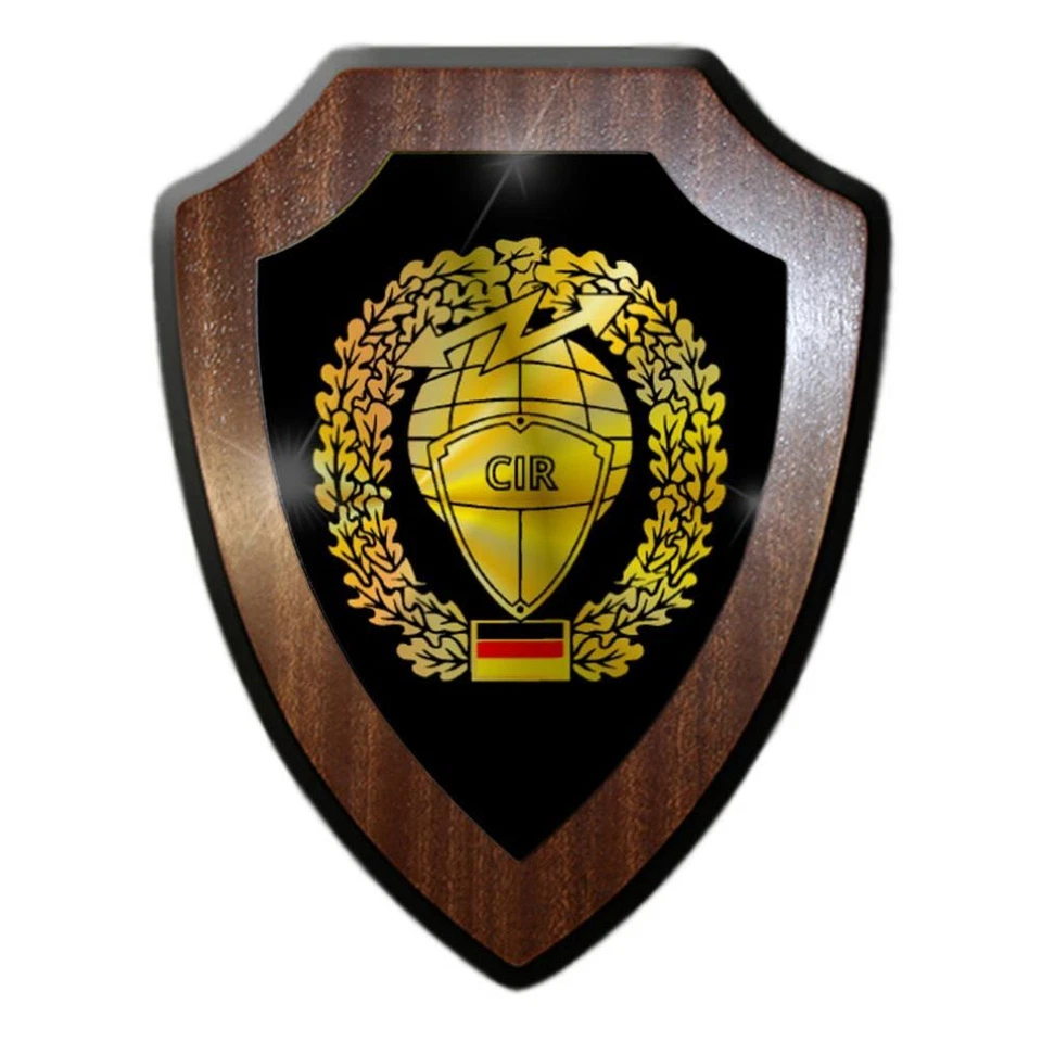 Wappenschild CIR Barettabzeichen Wandschild Bundeswehr Kaserne Mannheim Offzheim