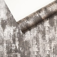  Charcoal Grey Metallic Copper Industrial Distressed Concrete Effect Wallpaper