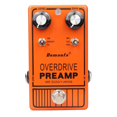 Demonfx YJM308 (DOD250) Guitar Effect Pedal Overdrive Distortion Preamp
