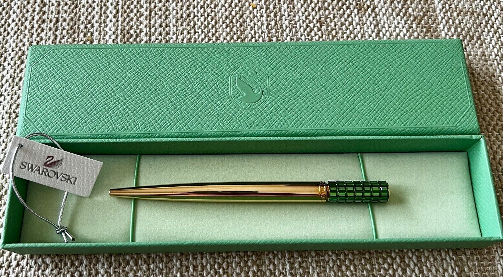 Swarovski Lucent ballpoint pen, green