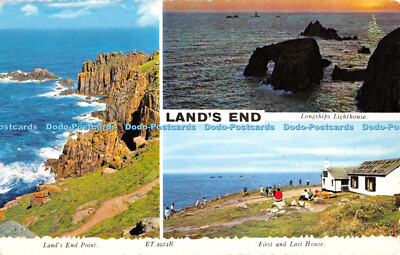 R310240 Land End Langschiffe Leuchtturm erstes und letztes Haus Land Endpunkt Bamfor