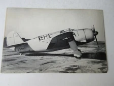 1940's Photo Card, WW II Airplanes Helldiver, US Navy 5" x 8"