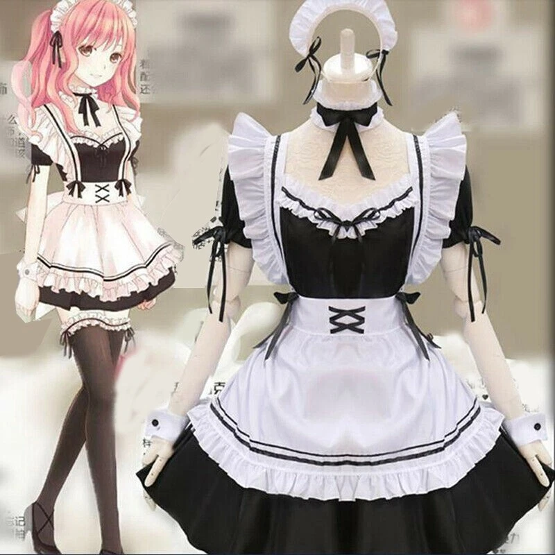 fjnannan Women Anime Maid Dress Adult French Apron India  Ubuy