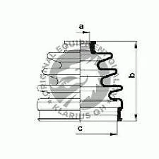 Outer/Inner CV Boot Kit Shaftec BK1SB to fit Alfa, VW, Volvo (1964-1993) 