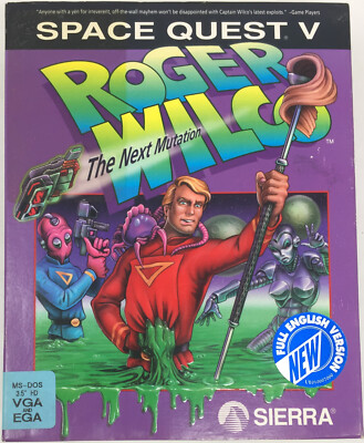 Space Quest V: Roger Wilco The Next Mutation Sierra PC 3,5'' Big Box